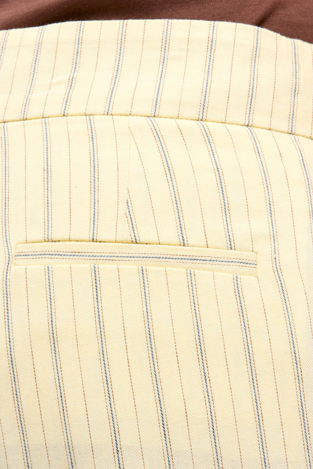 Pantalón de lino con estampado de rayas de Desiderata — imagen 4