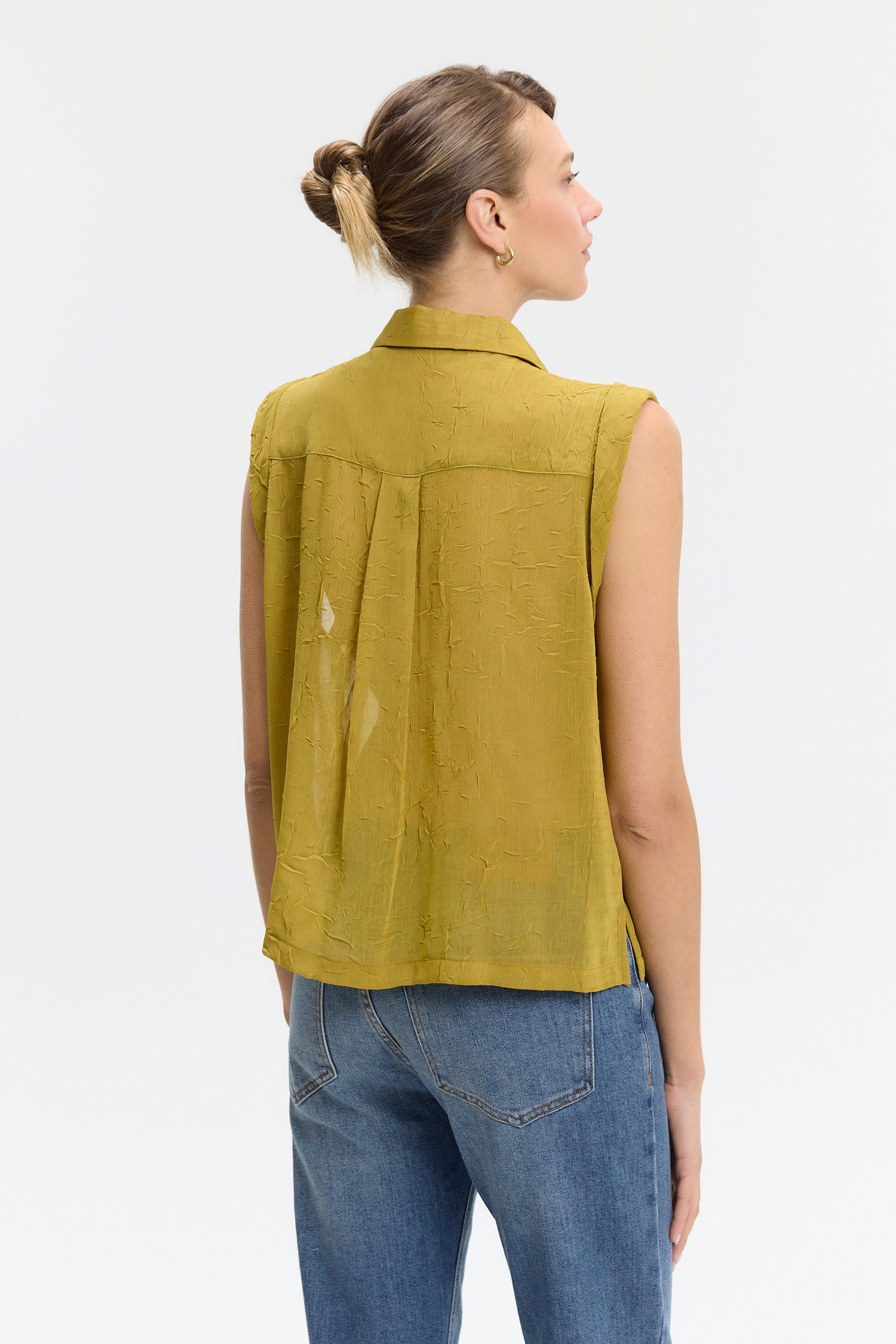 CAMISA CRINKLE SHEER LARA — imagen 6
