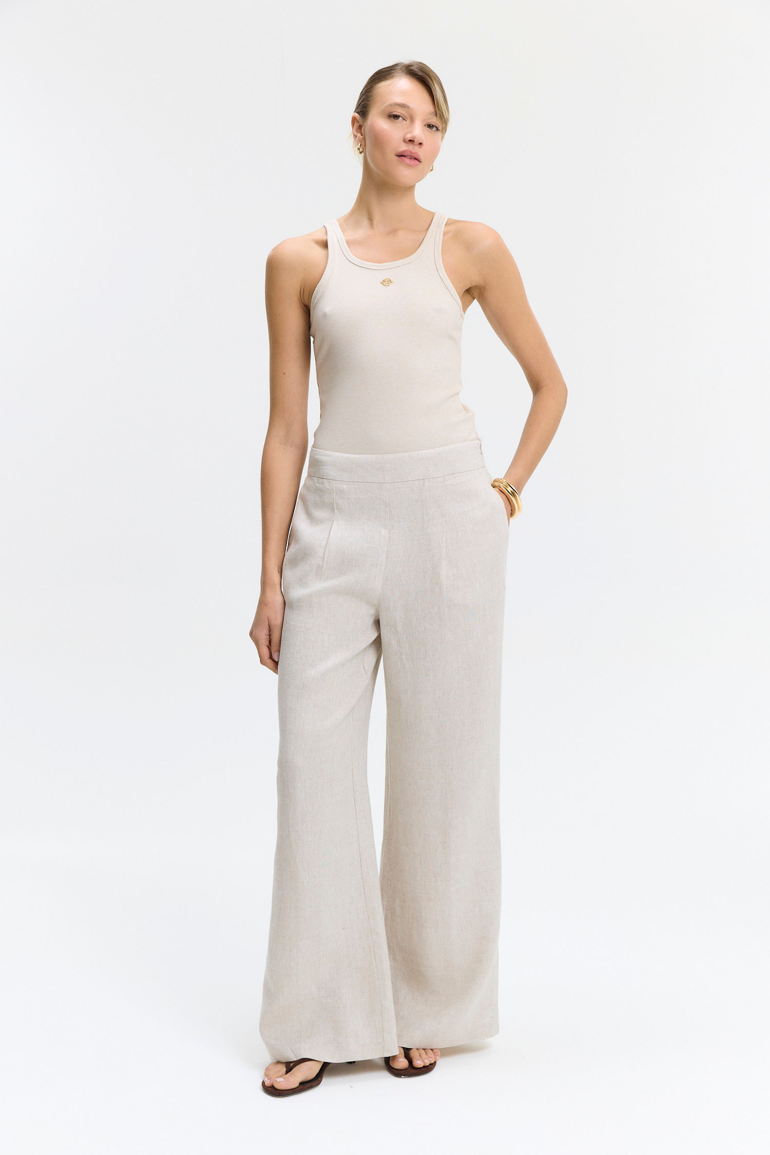 MUSCULOSA RIBBED LUREX RITA