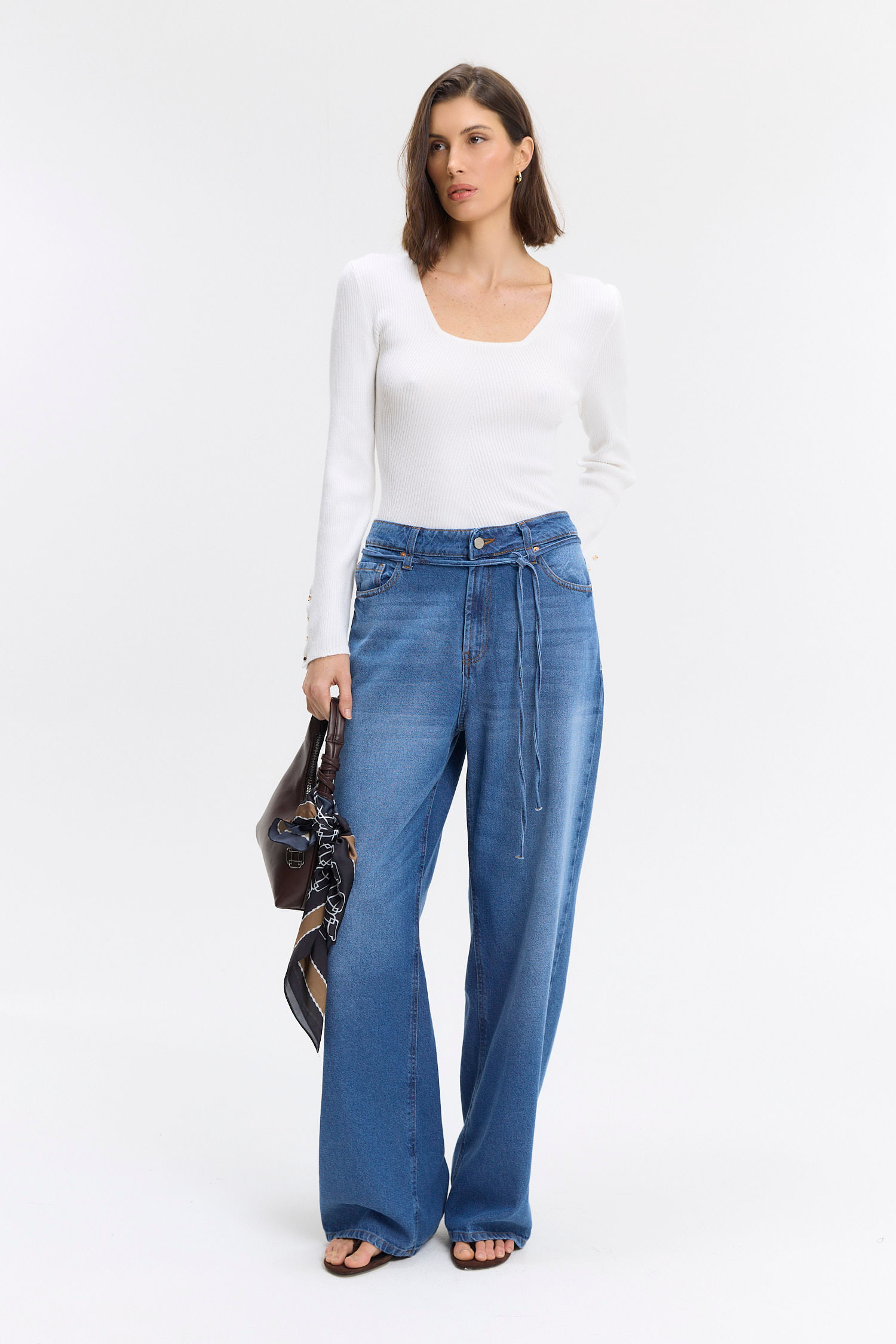 Sweater square neck sophie