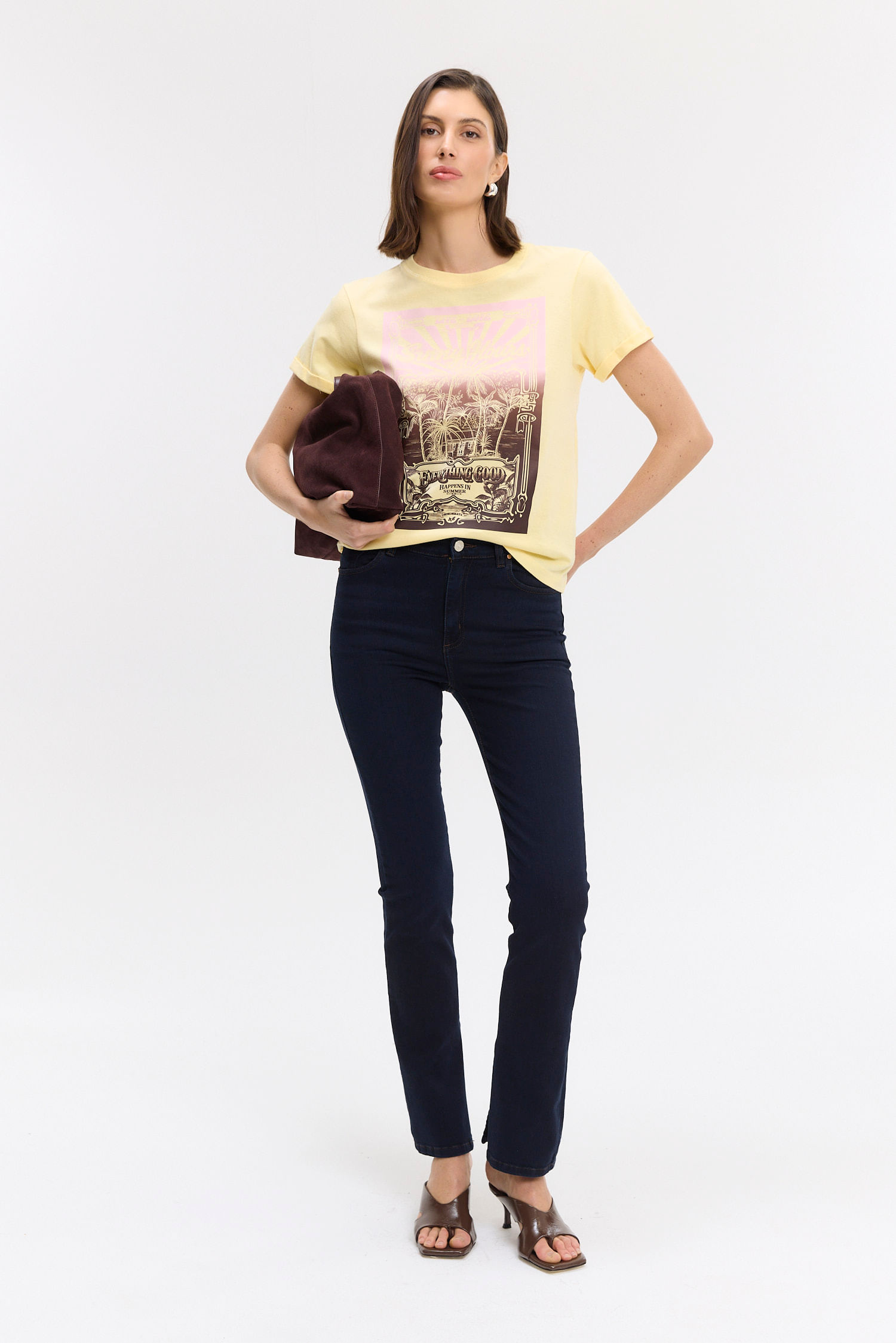 Remera cotton print mik